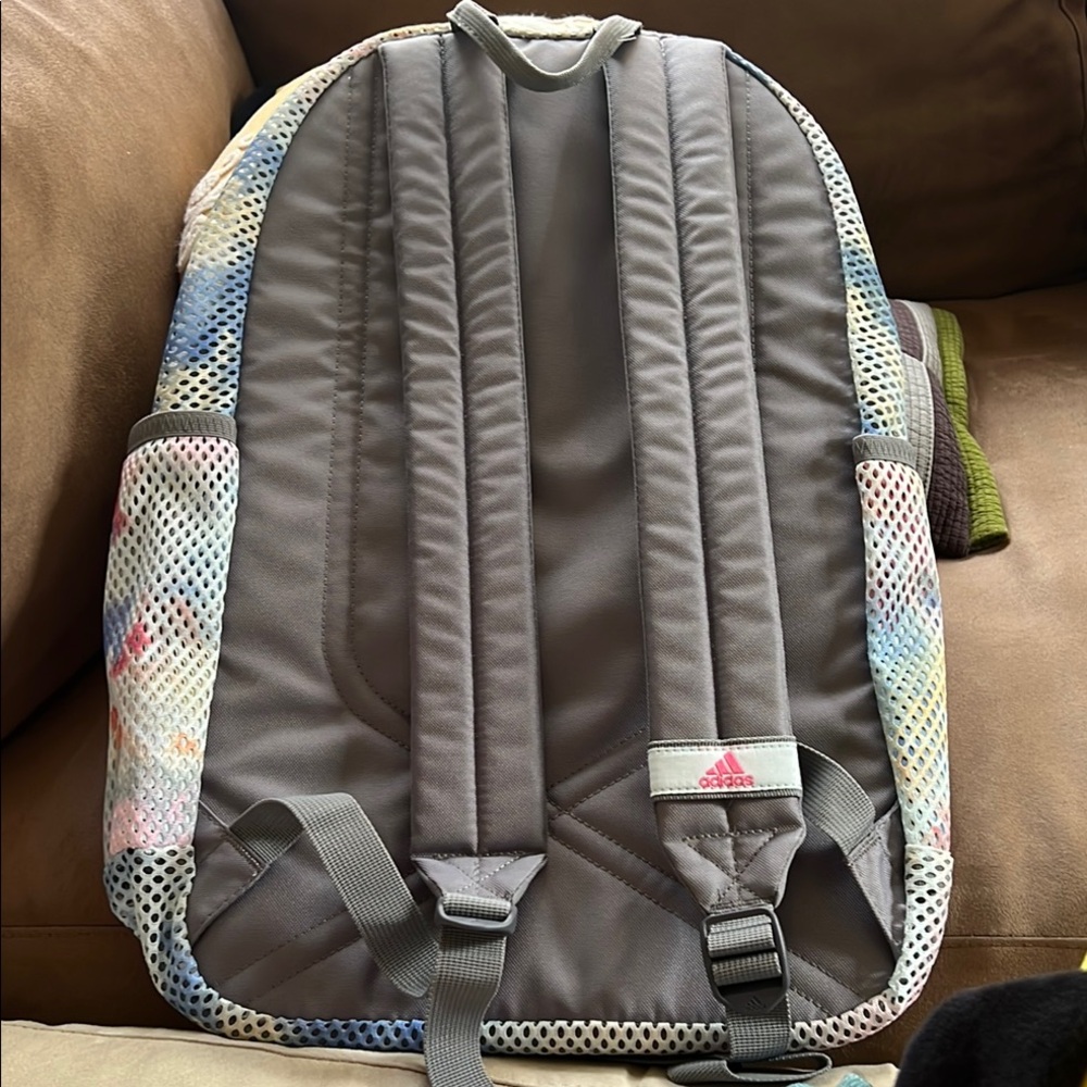 Adidas Multicolor Mesh Backpack - Picture 2 of 5